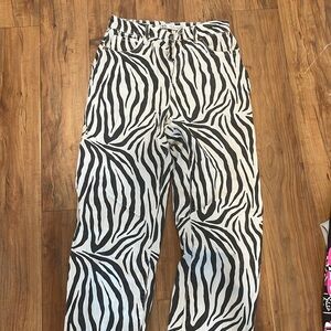 Zebra pants